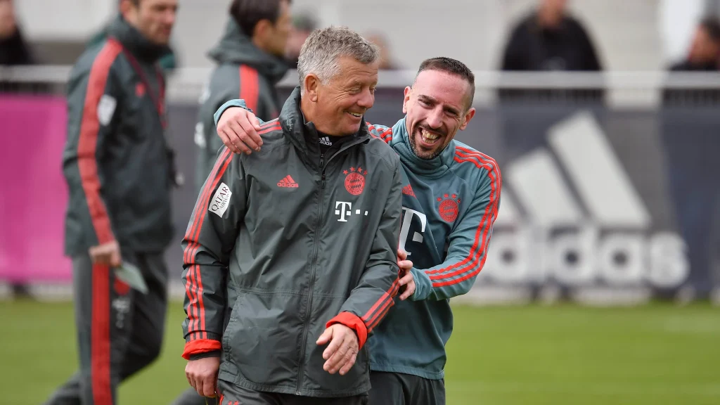 Peter Hermann with Franck Ribéry