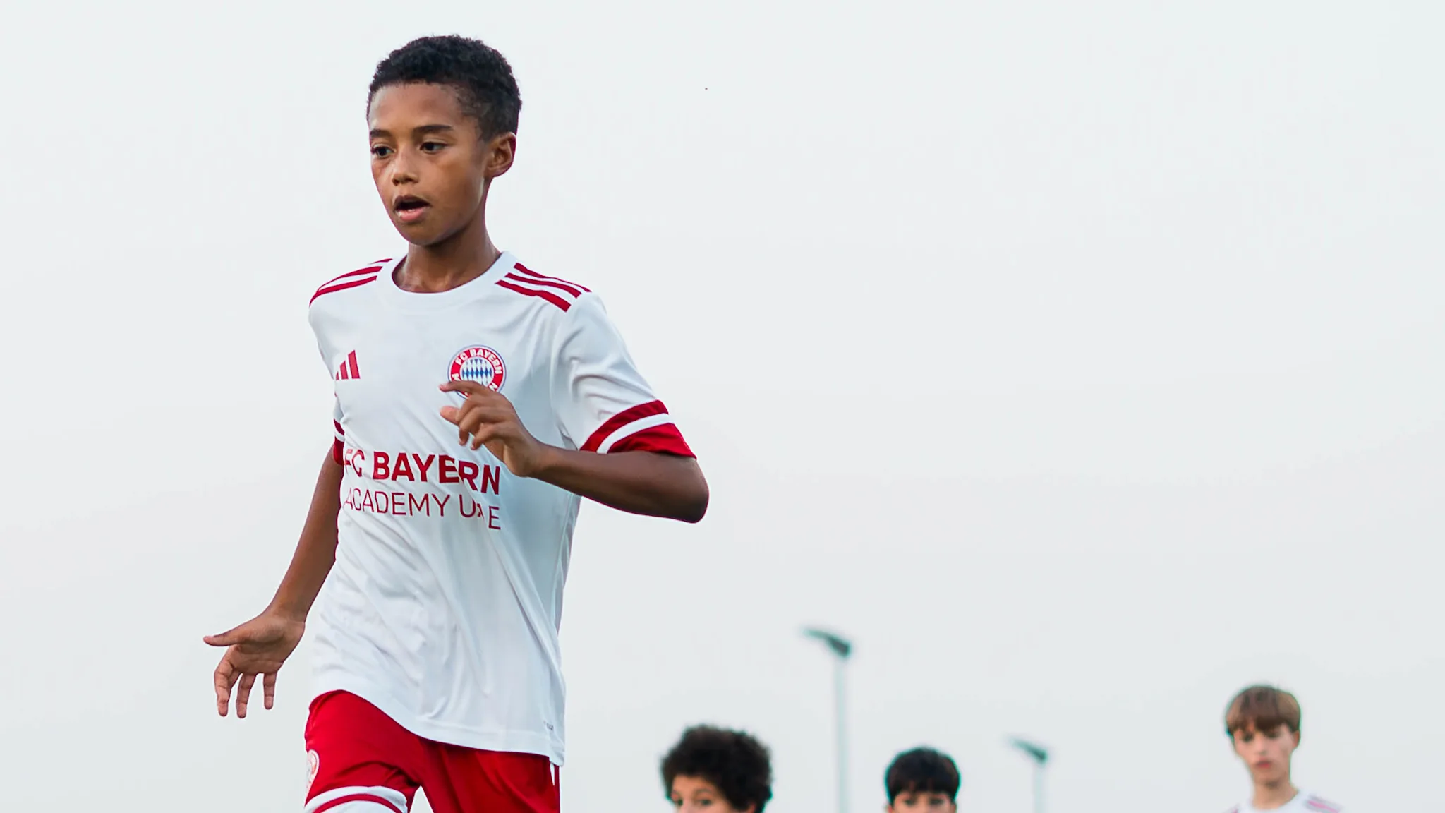 A talent in FC Bayern training.