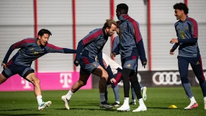 آخرین تمرین بایرن مونیخ پیش از دیدار با فرایبورگ به روایت تصویر
