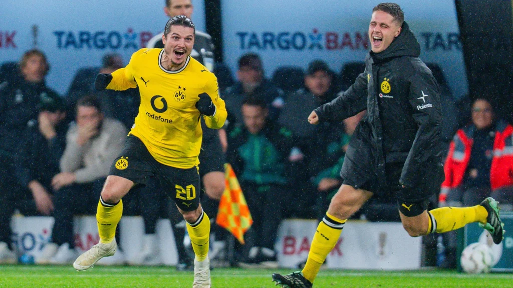 Former Bayern player Marcel Sabitzer fired BVB into the next round of the cup.